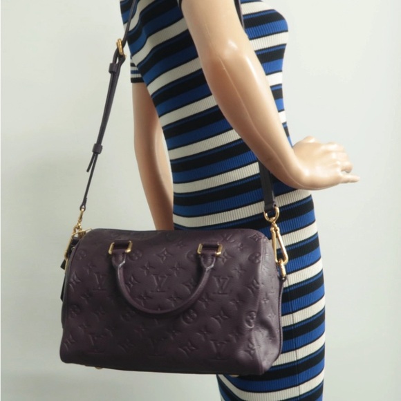 SOLD! Do Not Purchase! Louis Vuitton Speedy Bandouliere 25 in Purple Monogram - Picture 5 of 12